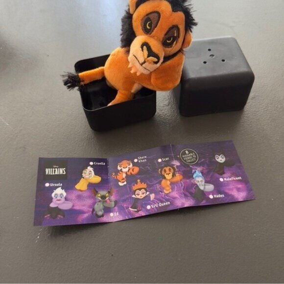 Disney Villains Scar Creepy Cuff Plush The Lion King Cutie Cuff Snap Bracelet - Picture 3 of 8